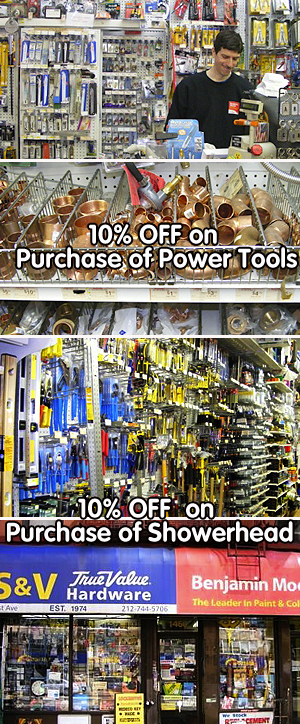 S & V True Value Hardware - New York, NY