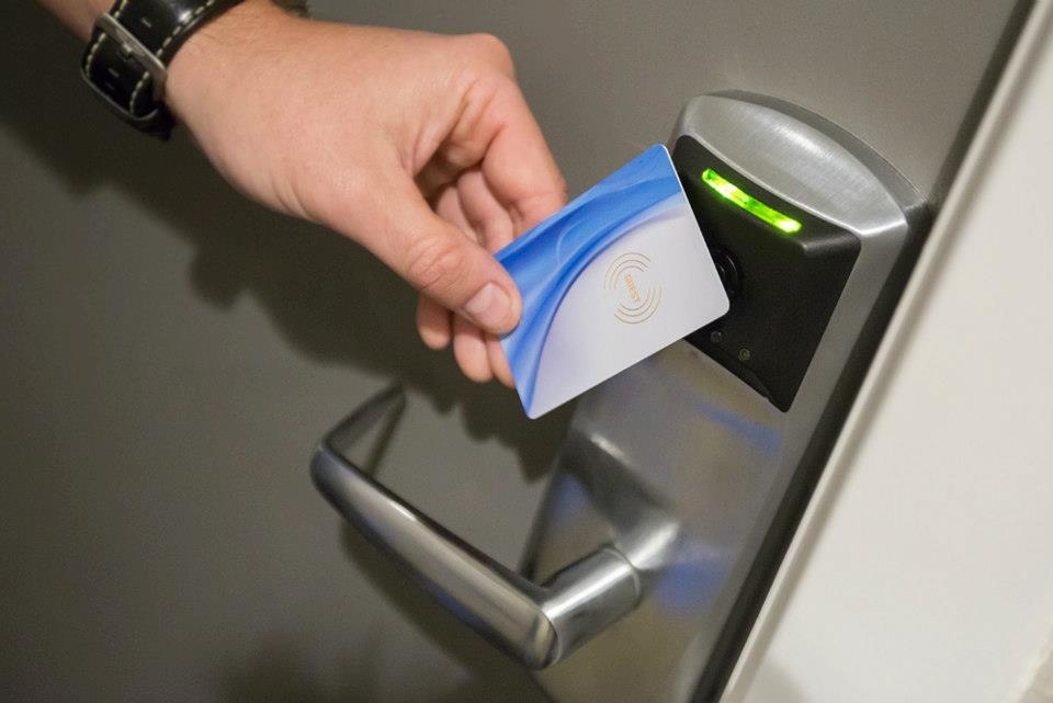No more running back and forth from the lobby to reprogram your keys. These new RFID sensor keys unlock with just a touch.