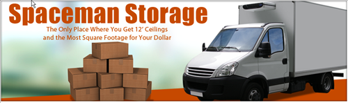 Spaceman Storage - classified ad