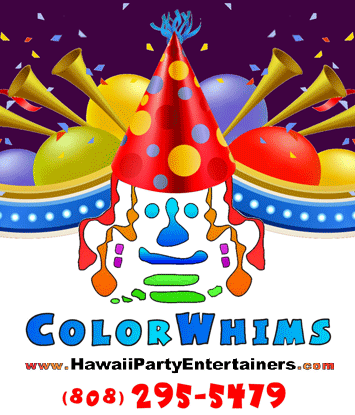 Hawaii Face Painting and Balloons - ColorWhims - Waianae, HI