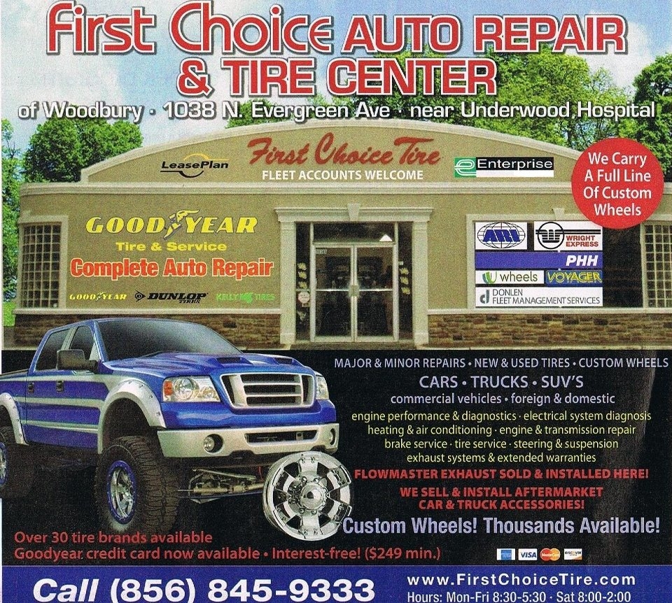 First Choice Tire & Auto Repair LLC Woodbury, New Jersey Insider Pages