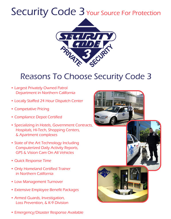 Security Code 3 - San Jose, CA
