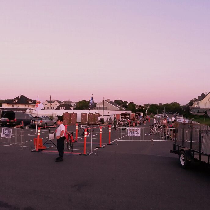 early before Long Branch Triathlon.