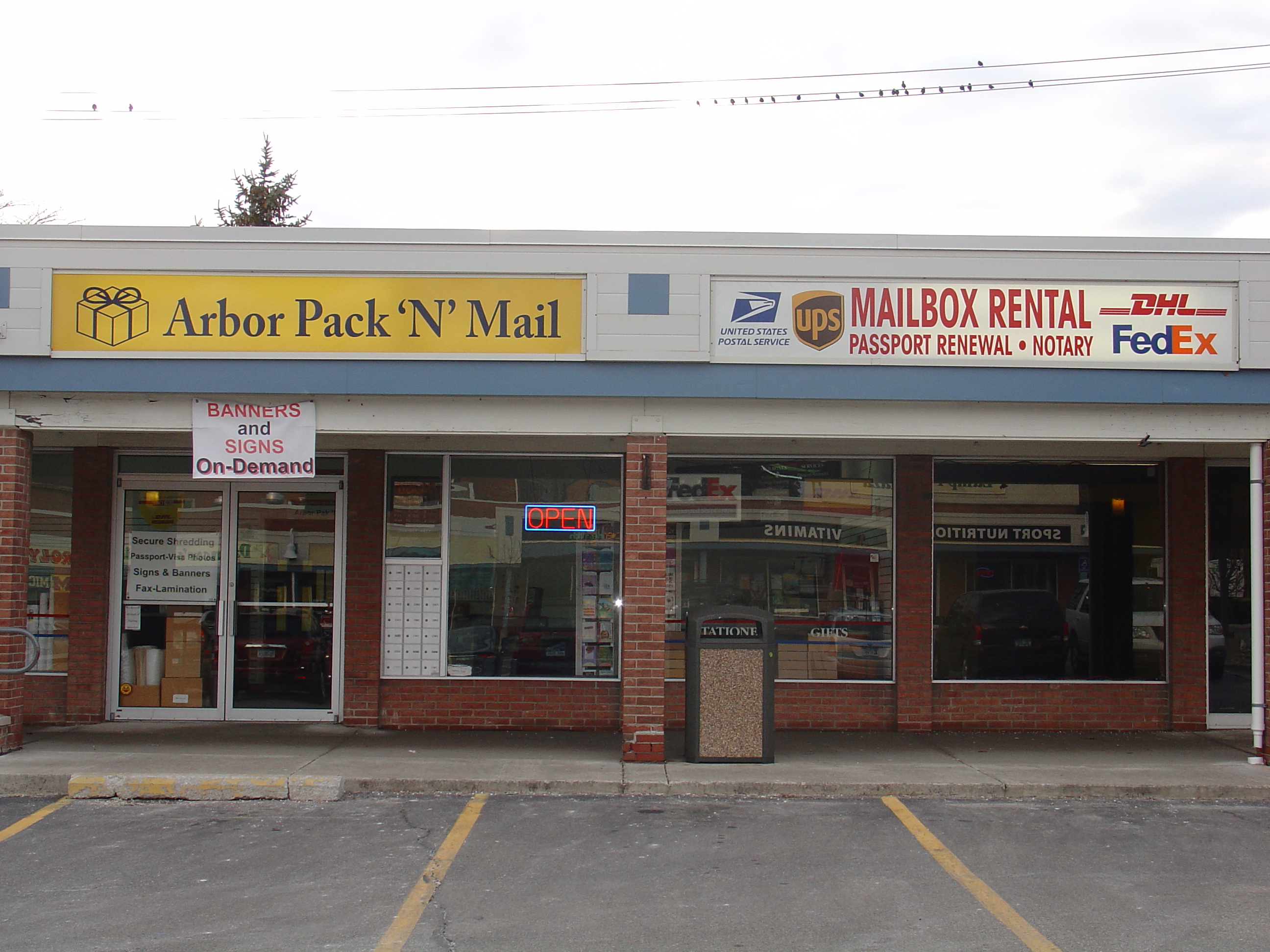 Arbor Pack And Mail 2370 E Stadium Blvd Ann Arbor MI Mailing