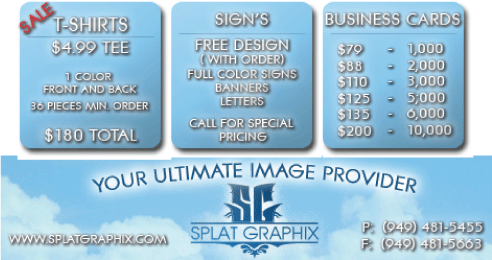Splat Graphix - San Juan Capistrano, CA