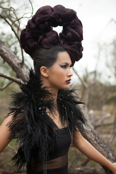 Visible Changes avant garde hairstyle