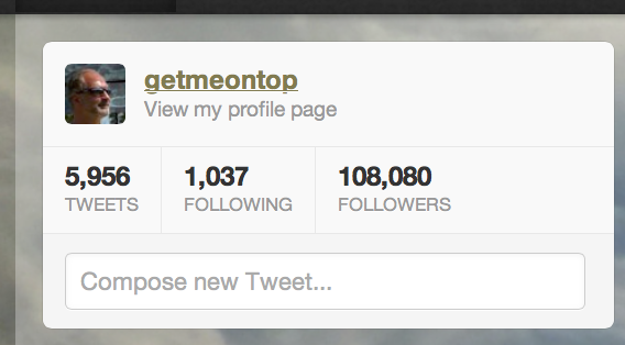Follow Us on Twitter. Over 100,000 Followers!
