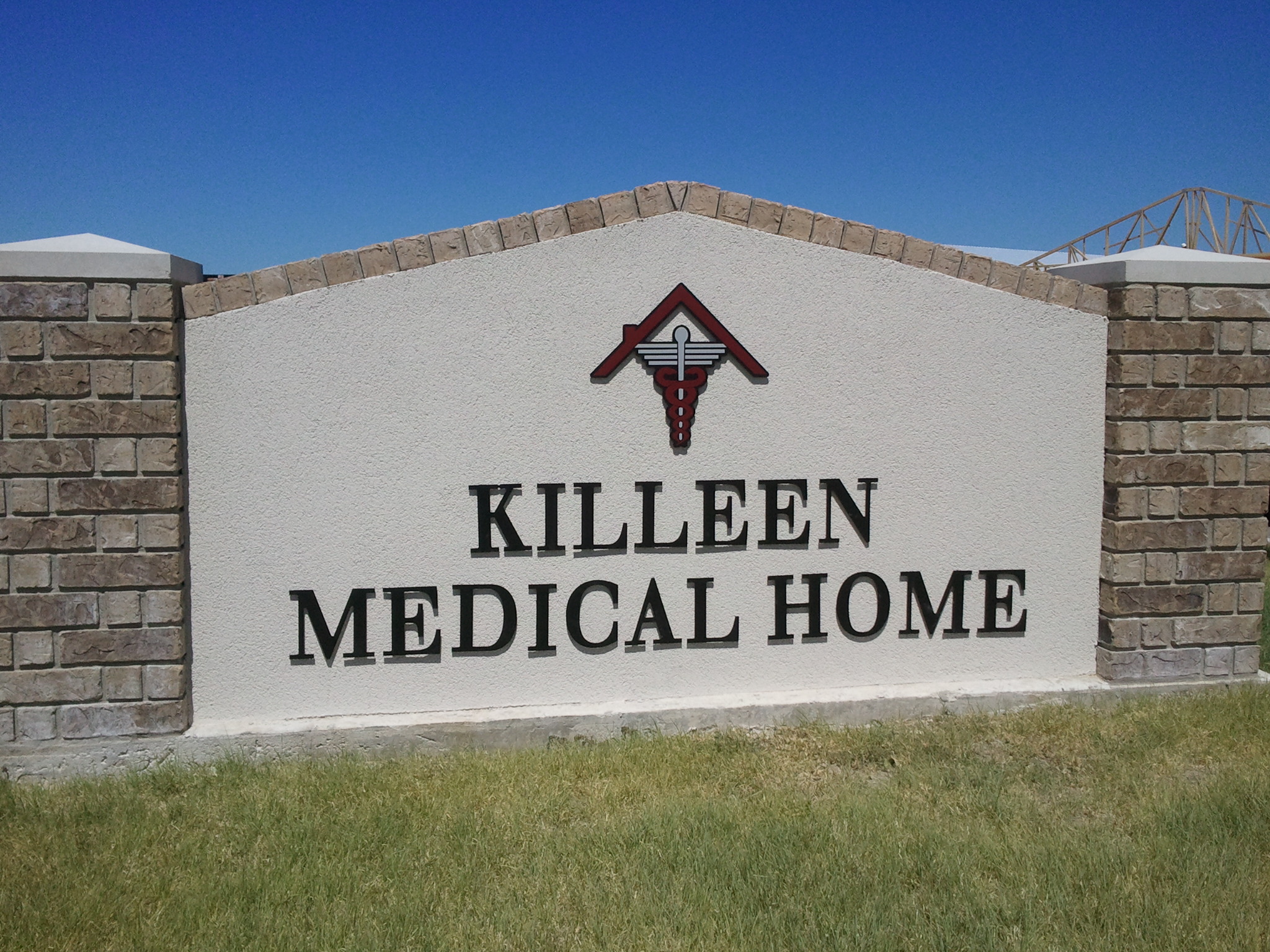 Parking Lot Entrance Sign.