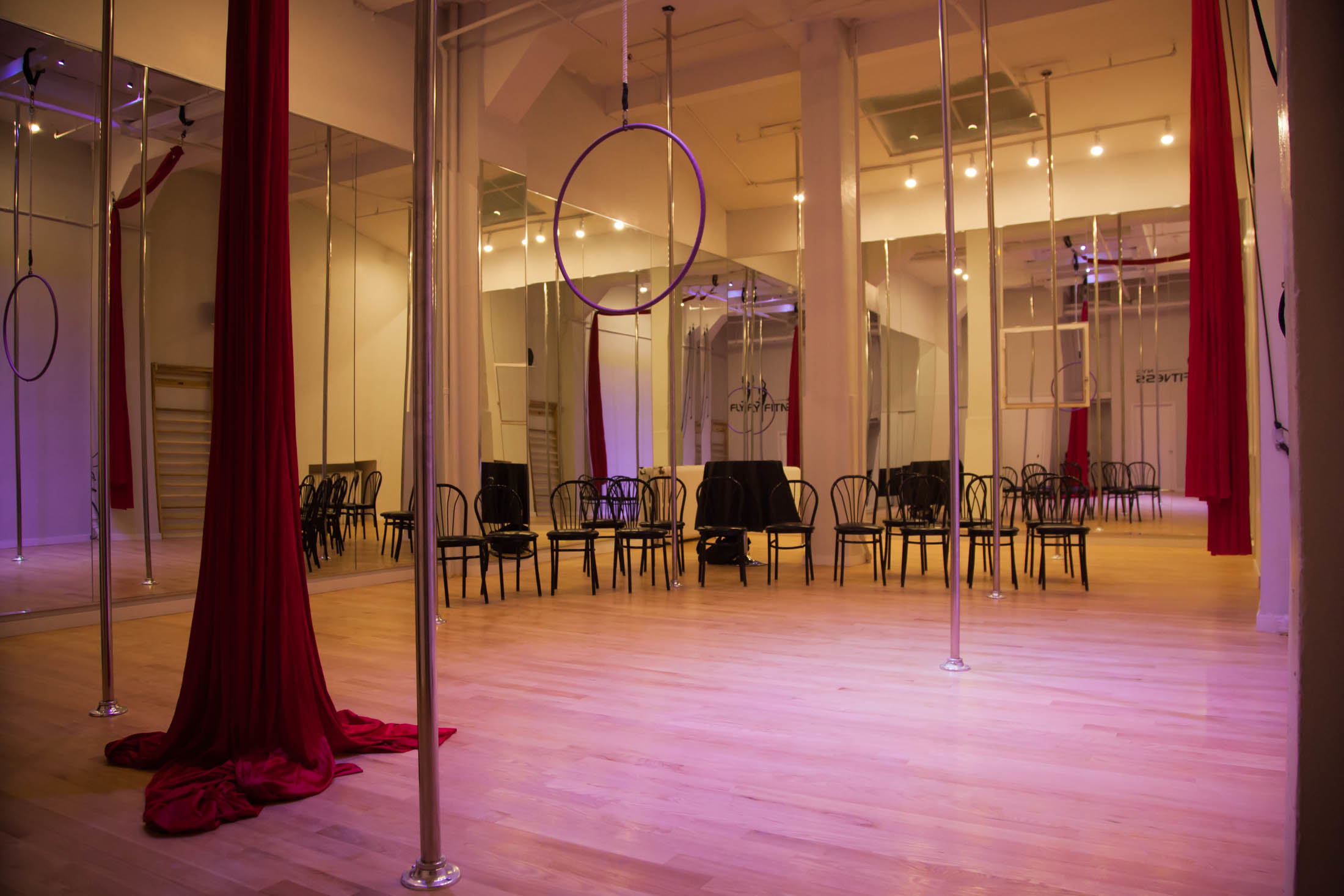 Studio dressed up for an event photo credit: Jazzmine Beaulieu Photography
