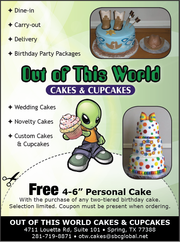 Out of This World Cakes & Cupcakes - Spring, TX