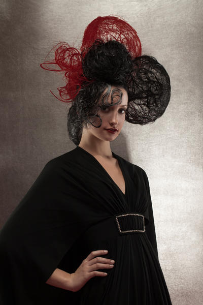 Visible Changes avant garde hairstyle