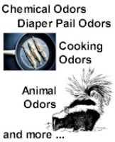 Odor elimination sponges and sprays for nearly every odor there is