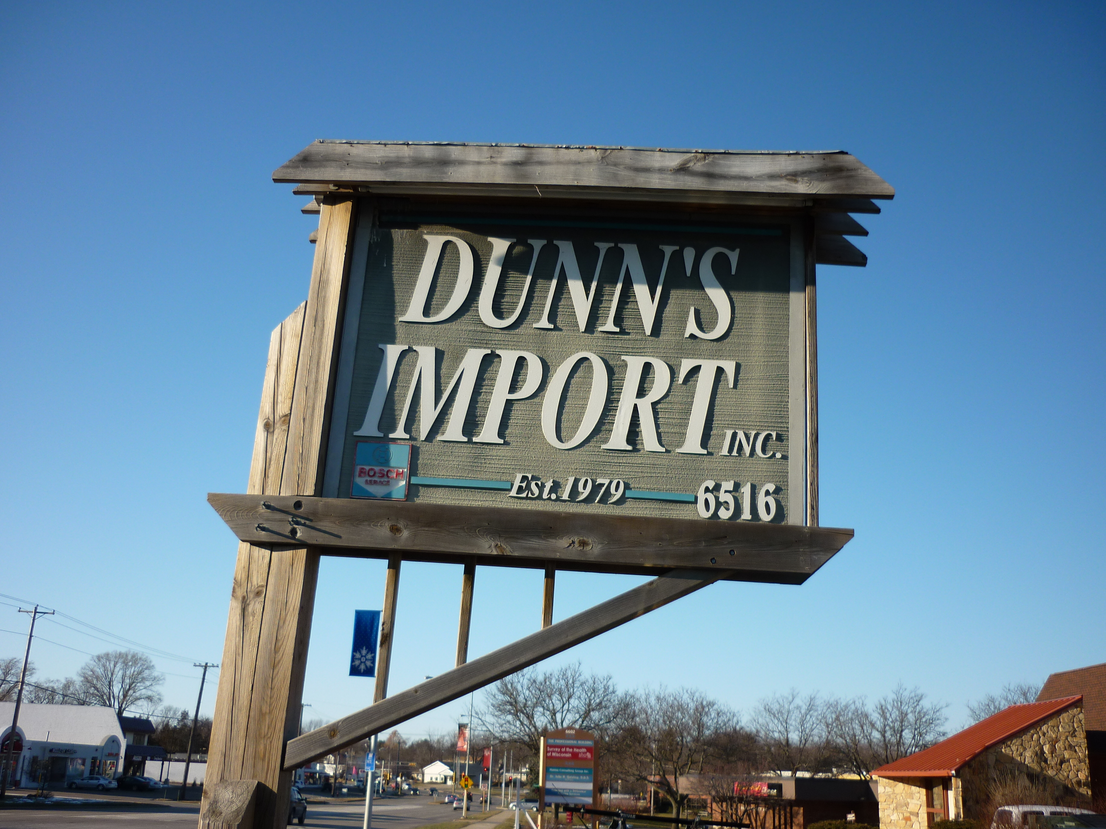 I started Dunn's Import in Sept of 1979 way out in Middleton. What a great place to own and run a small business.