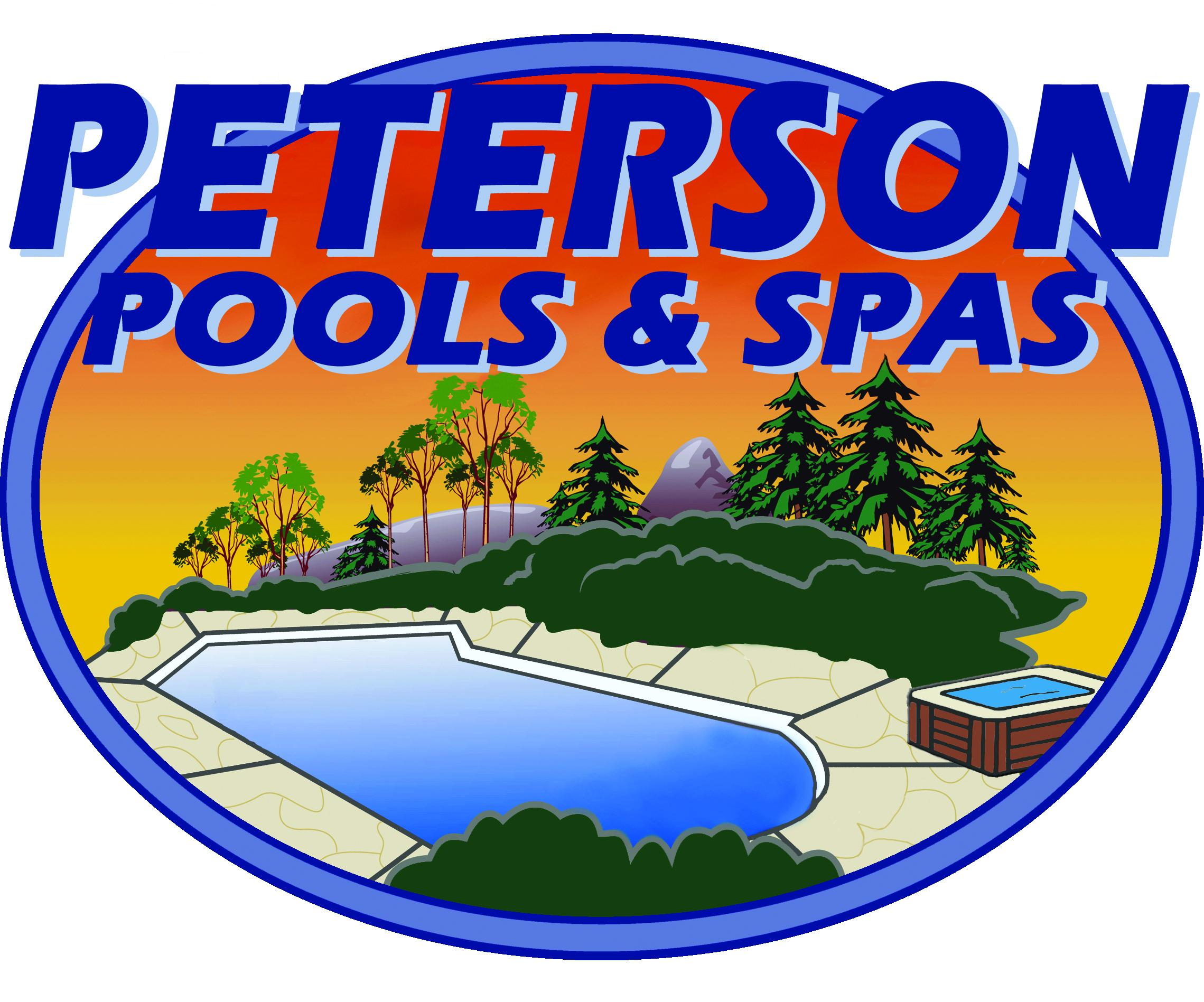 Peterson Pools &amp; Spas Logo