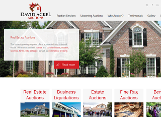 Wordpress website for David Ackel Auctions Wordpress website for David Ackel Auctions
