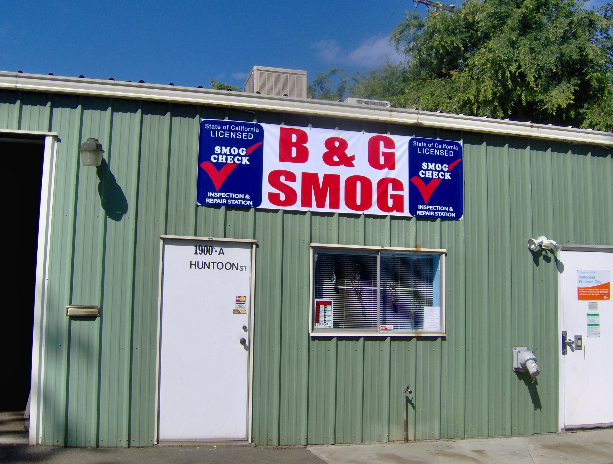 B & G Smog, 1900 Huntoon St, Oroville, CA, Automobile Smog Control