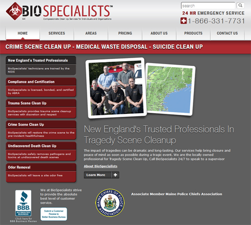 Bio-Specialists Website