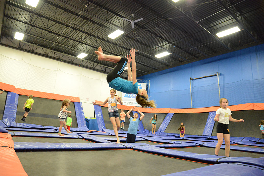 Sky Zone Indoor Trampoline Park coupons and savings, 595 Hale Avenue North, Saint Paul, MN 55128