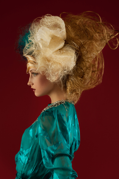 Visible Changes avant garde hairstyle