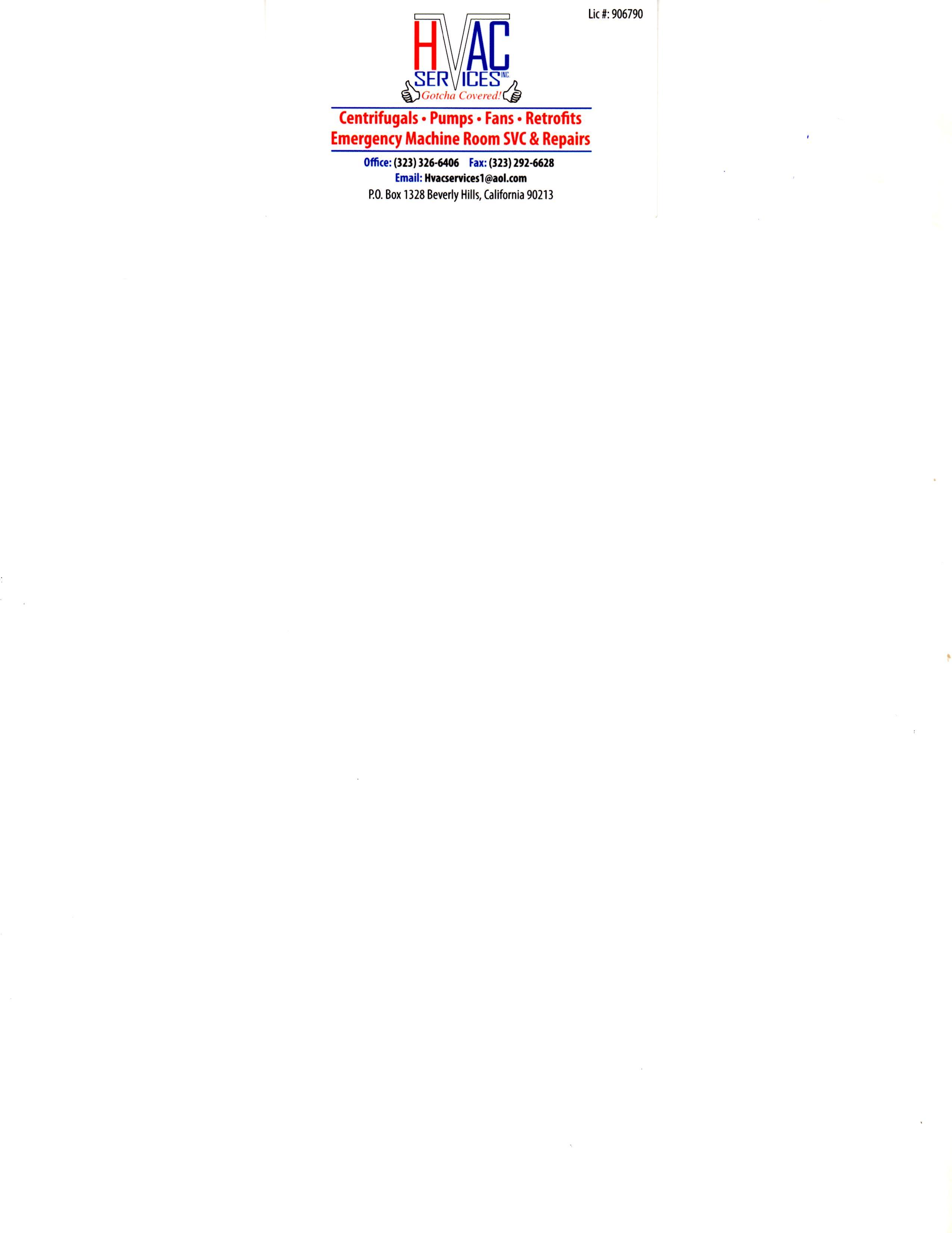 Heating & Air in CA LOS ANGELES 90018 Hvac Services Inc 3424 12th Ave (323)731-0204