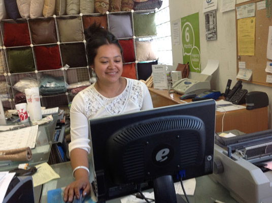 Edith Busy at Work