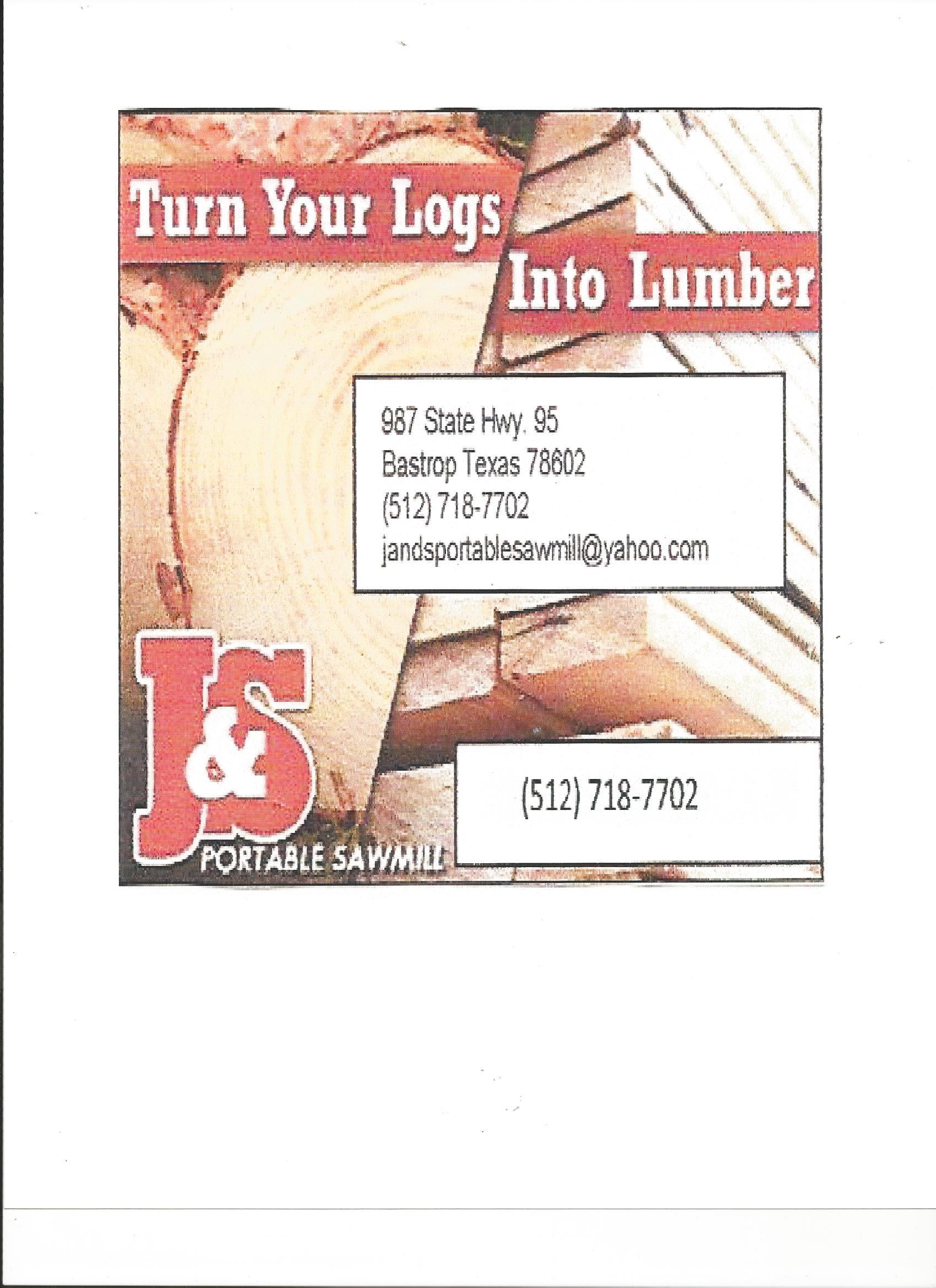 J & S Portable Sawmill
