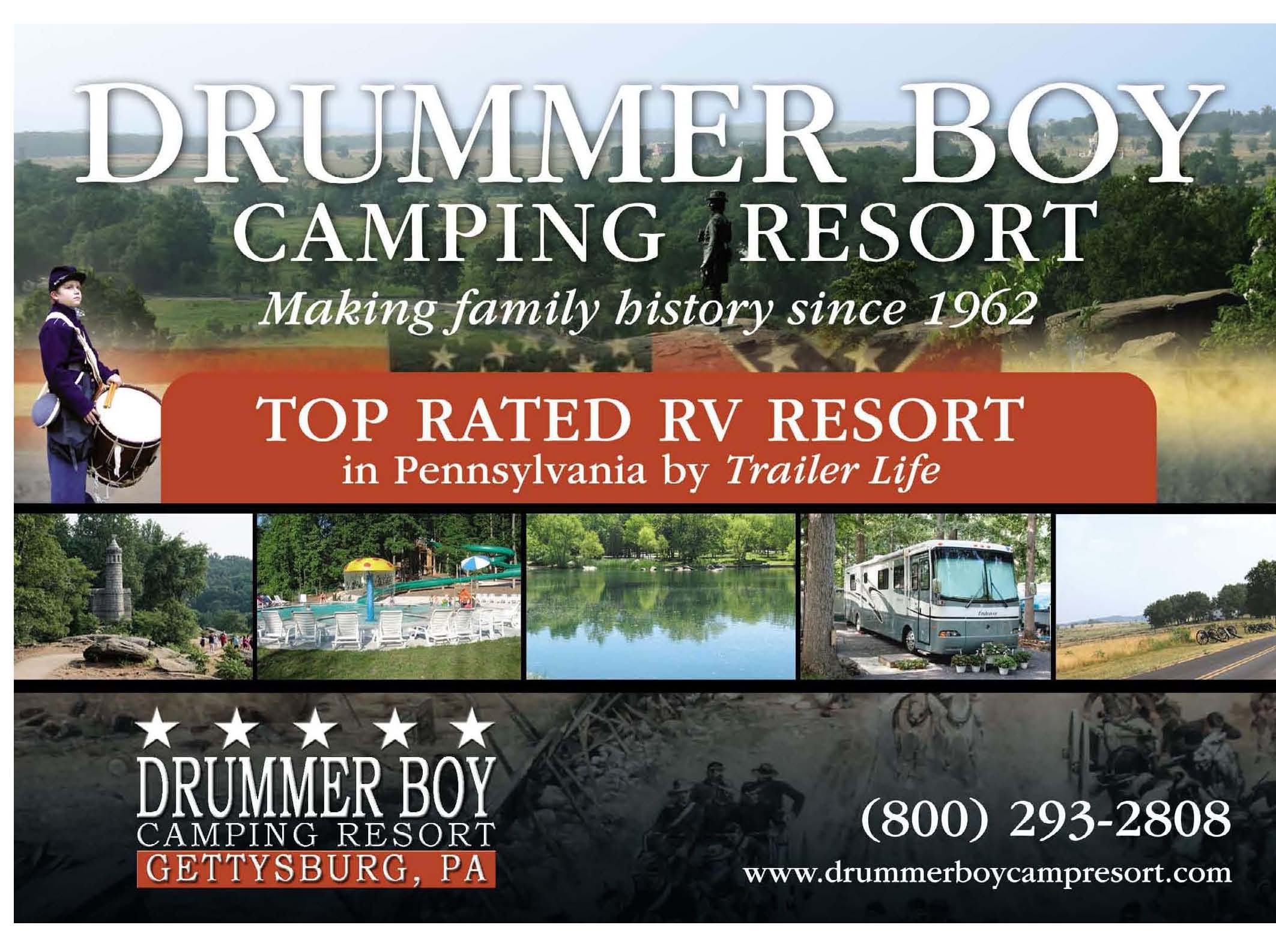 Drummer Boy Camping Resort 1300 Hanover Rd Gettysburg Pa Drummer Boy Camping Resort 1300 Hanover Rd Gettysburg Pa