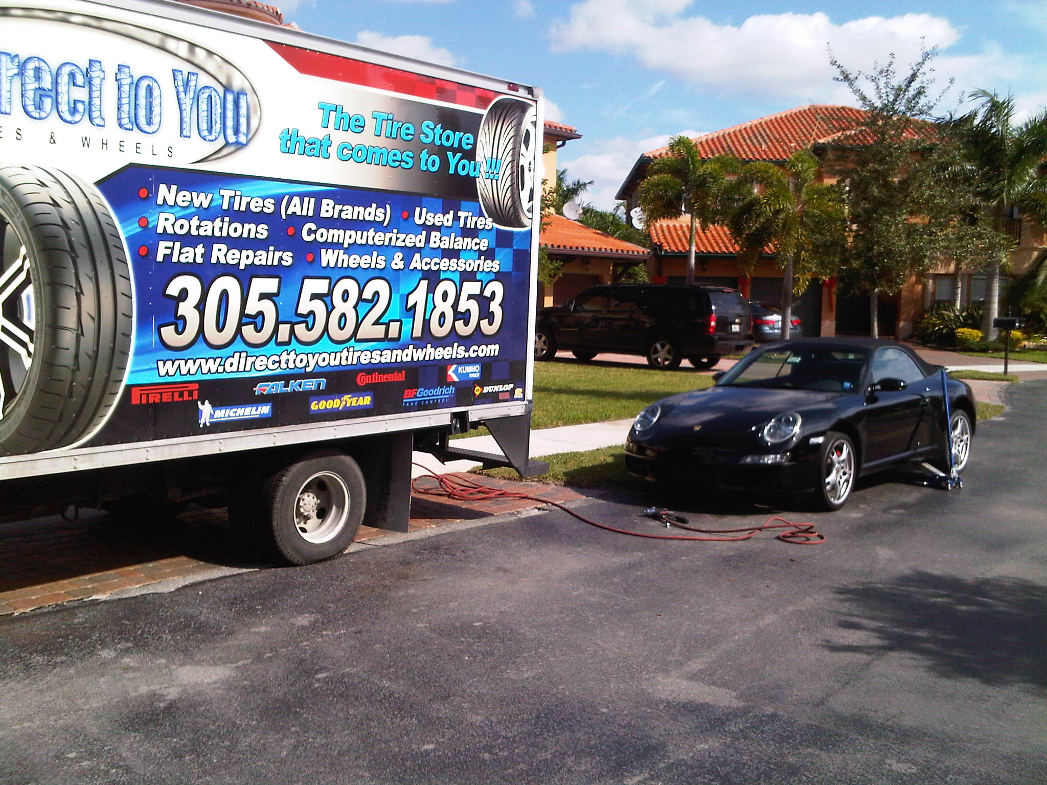 Direct To You TireMobile Tire Service, 5600 SW 135th Ave, Miami, FL