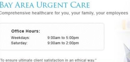 Bay Area Urgent Care (formerly Walnut Creek Urgent Care)