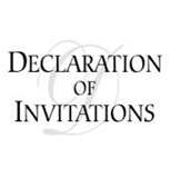 Declaration of Invitations