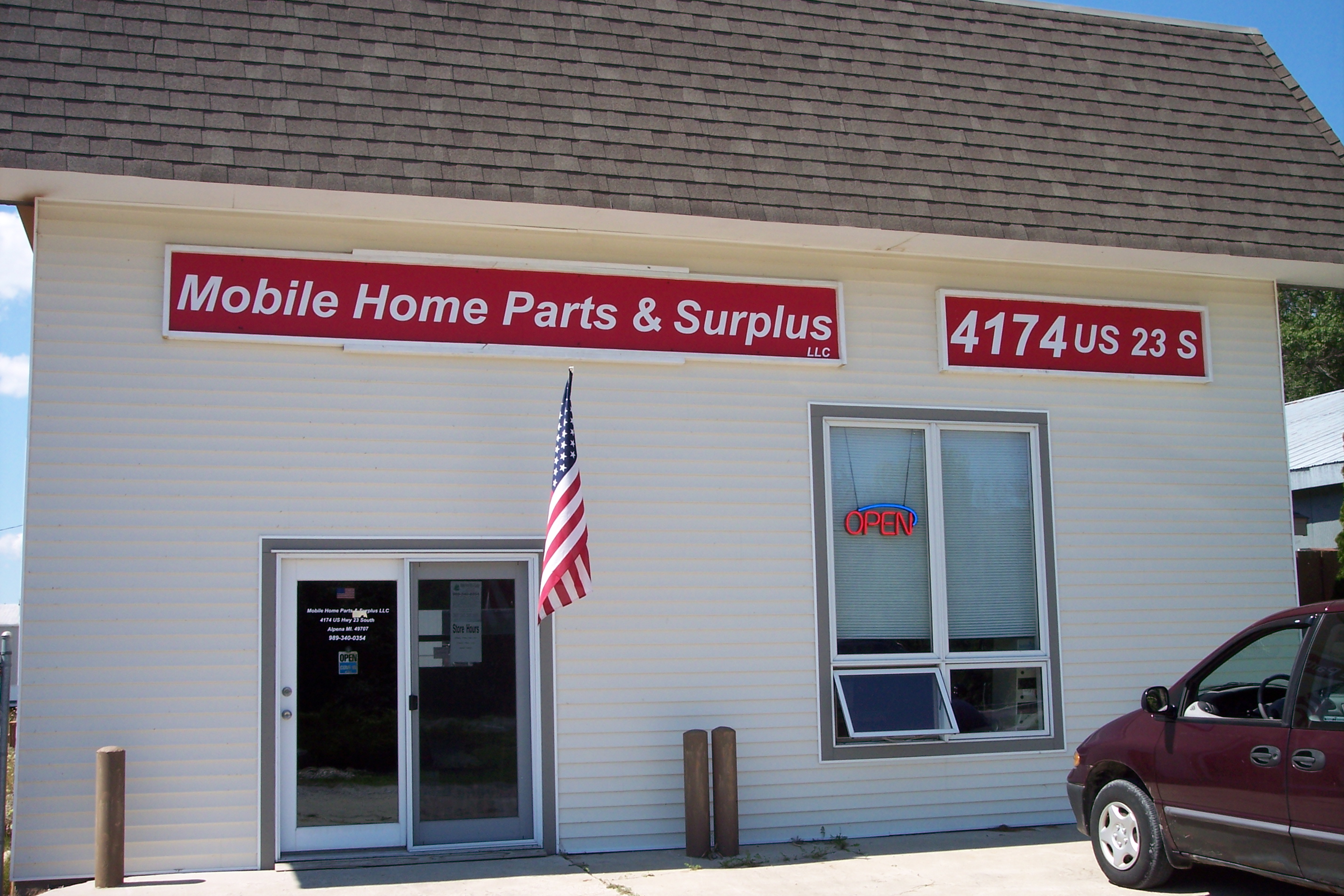Mobile Home Parts & Surplus LLC, 4174 US Highway 23 S, Alpena, MI