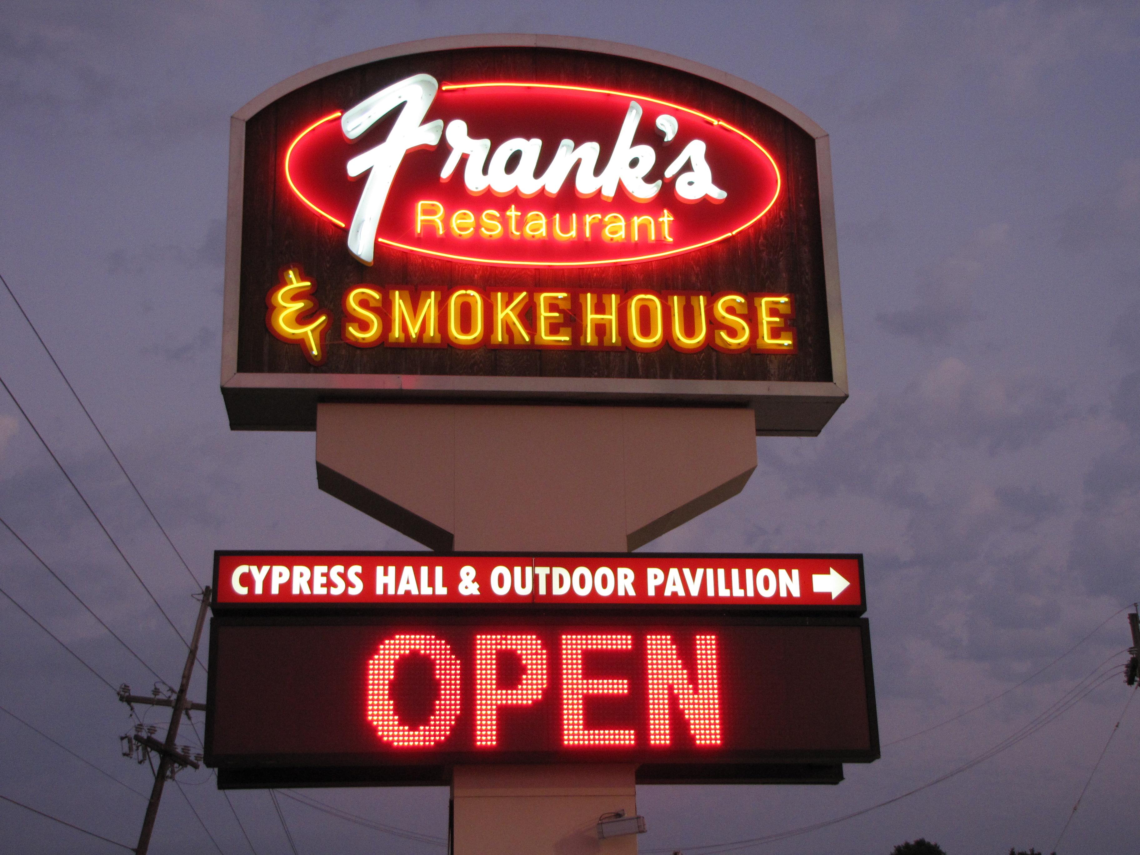 Frank's Restaurant 17425 Airline Hwy Prairieville, LA Restaurants