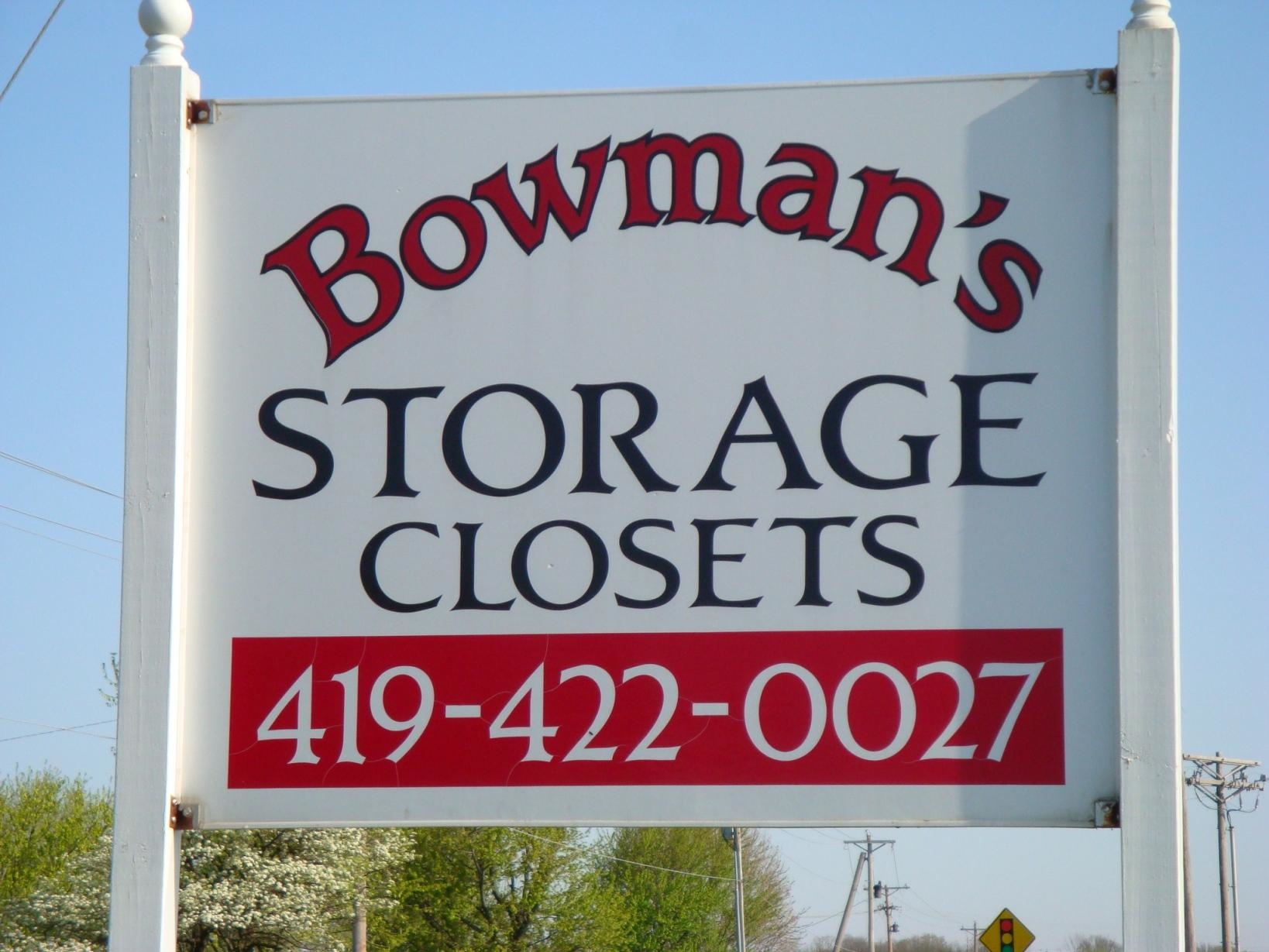 Bowmans Storage Closets Findlay 4194220027 Storage Facilities ViewLocate