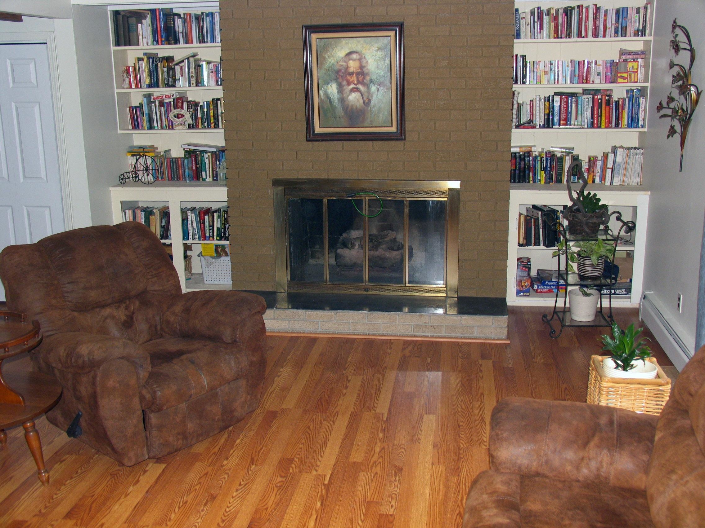 Family Room With Fire Place