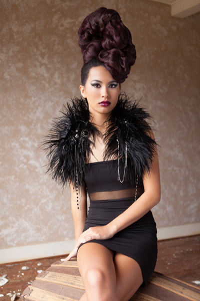 Visible Changes avant garde hairstyle