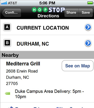 Add a business to HopStop