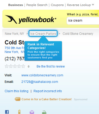 Yellowbook advertising