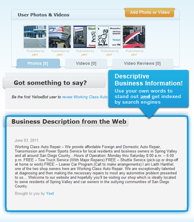 Yellowbot business listing