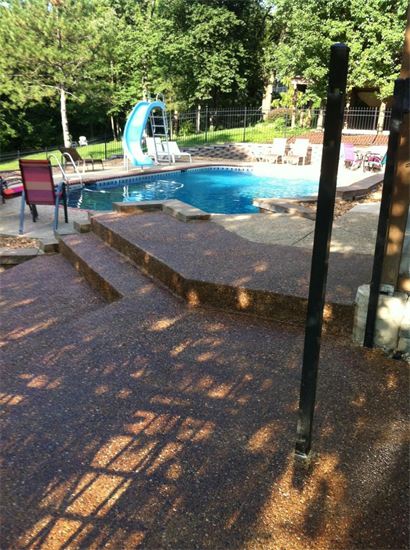 exposed aggregate (old Monroe)