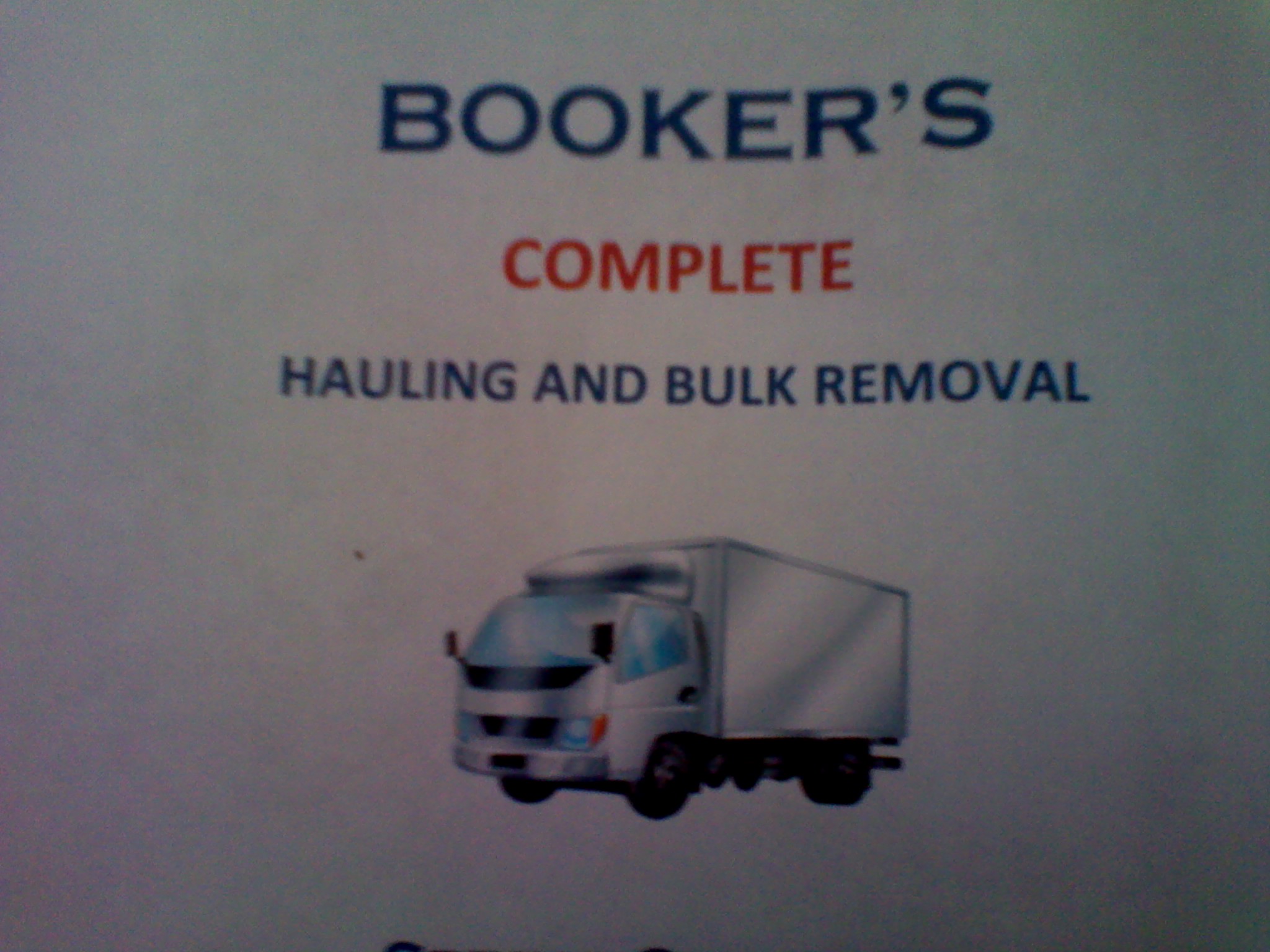 Booker's Complete Hauling