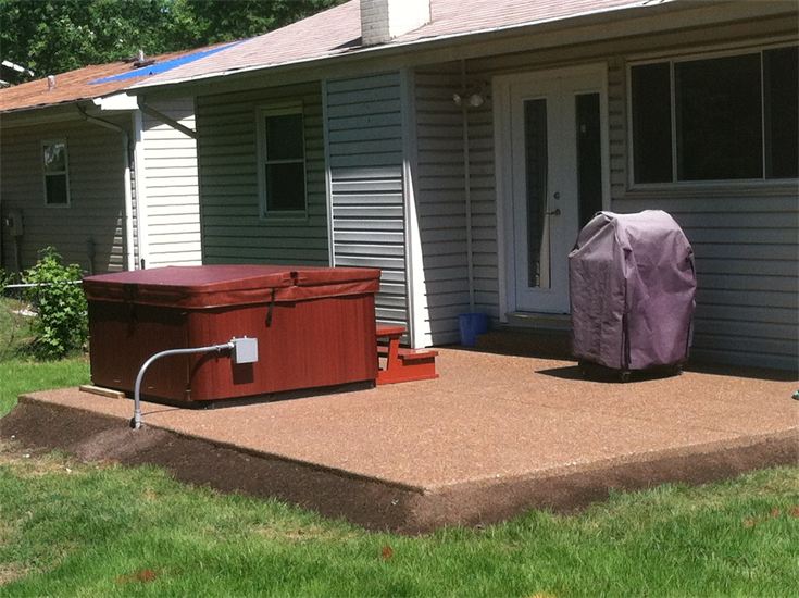 exposed aggregate (old Monroe)