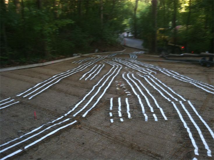 electric set up for heated driveway
