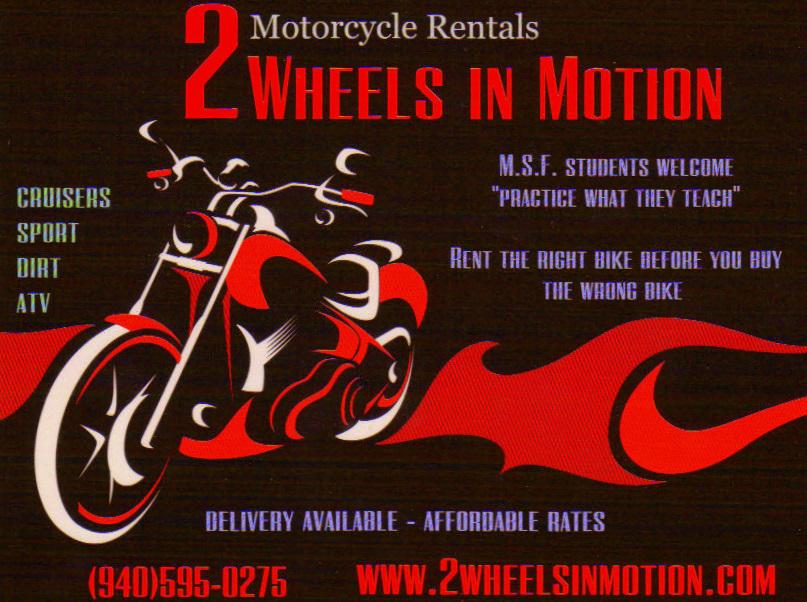 2 Wheels in Motion - Motorcycle Rental