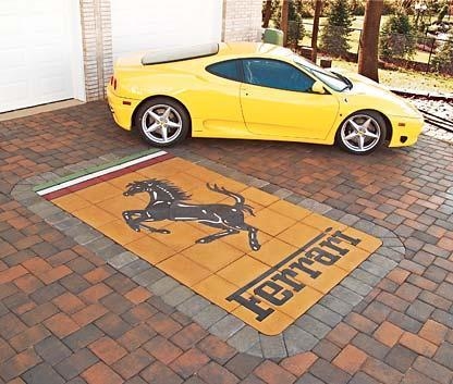 PaverArt from TJB-INC can individualize any paver installation.