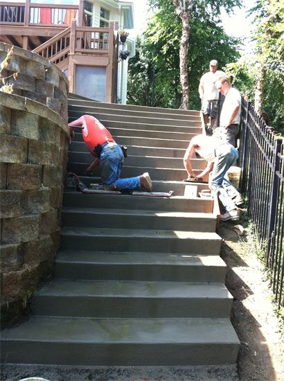 steps