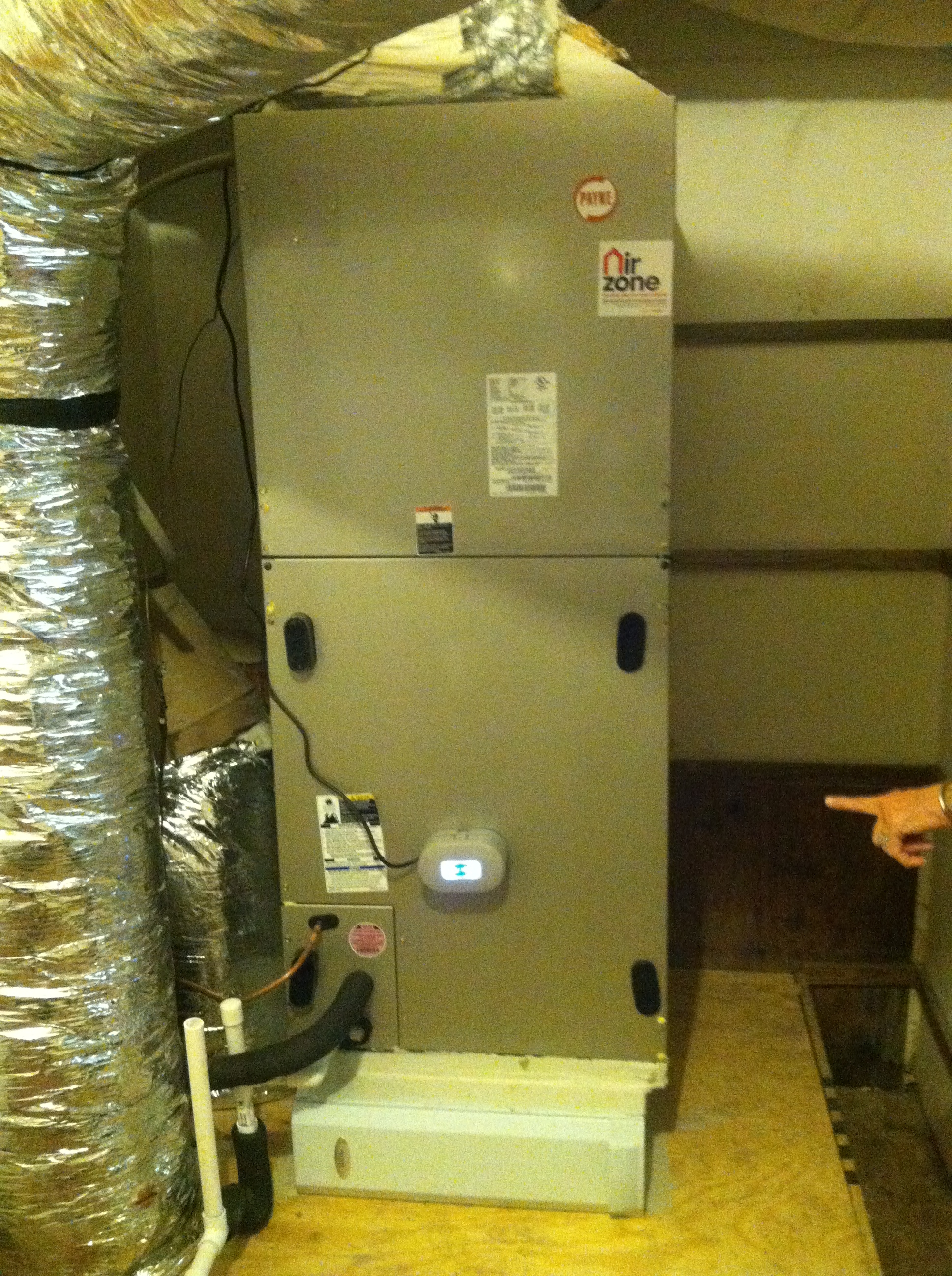 Air Handler Replacement with Filtration System, UV Light, Media Filter, San Marcos, Tx , 2012