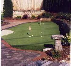 Improve your short game on your own synthetic putting green.