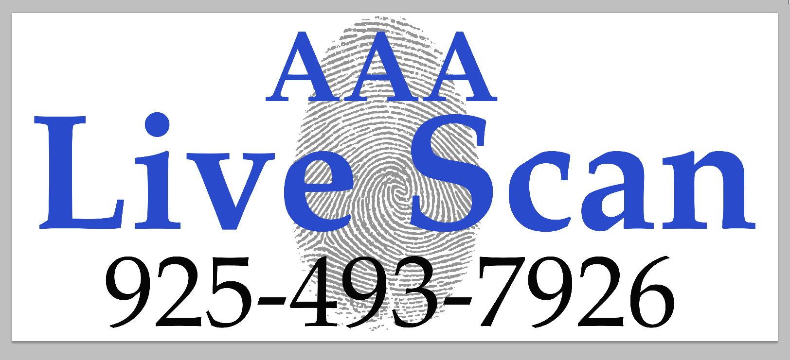 Aaa Live Scan