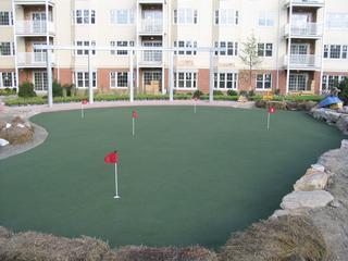 TJB-INC installs synthetic putting greens for Assisted Living Centers & Corporate clients through out New England.